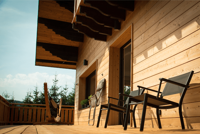 Chalet en bois habitable