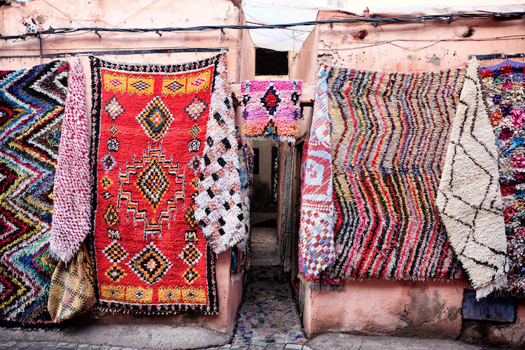 tapis berbere Boucherouite